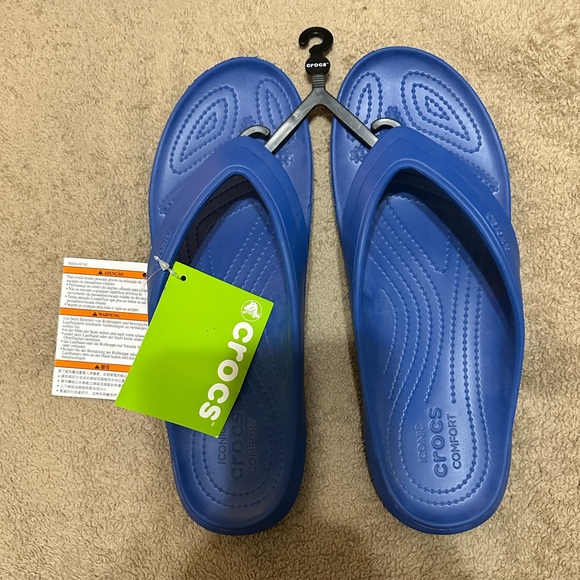 CROCS Shoes - CROCS Vibrant Blue Sandals